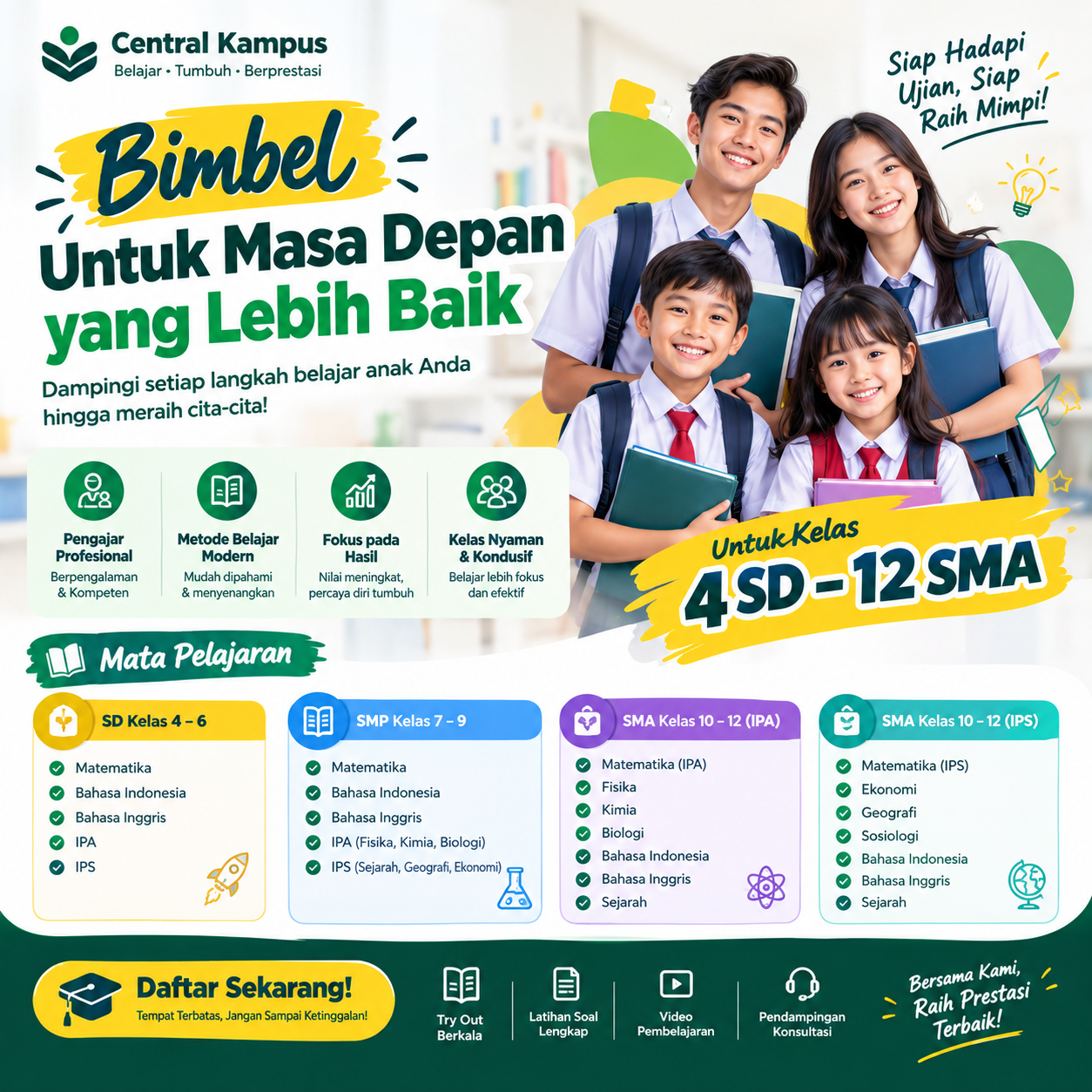 Bimbel Kelas 6 SD - Sukses UN